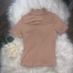 Tan shirt